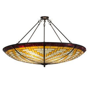 Basket Weave Pendant Light Wayfair Basket Weave 6 Light Bowl Pendant