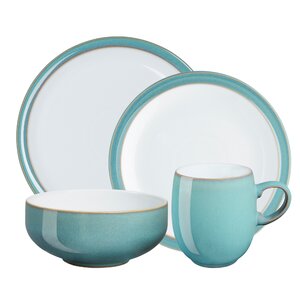 Azure 4 Piece Place Setting, Service for 1