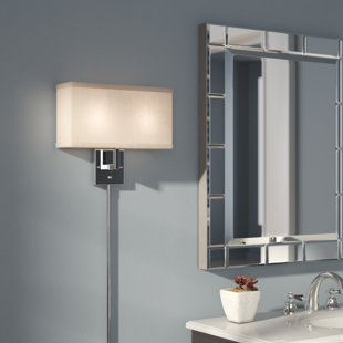 Plug In Wall Sconce With Cord Wayfair Puccio 2 Light Plug In Armed Sconce