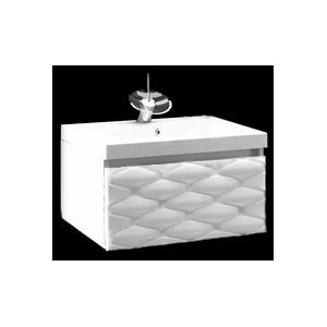 Sanitti 61 cm Wandmontierter Waschtisch mit Arma..