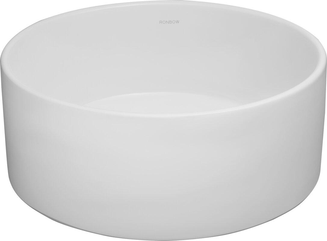 circular ceramic kitchen sink