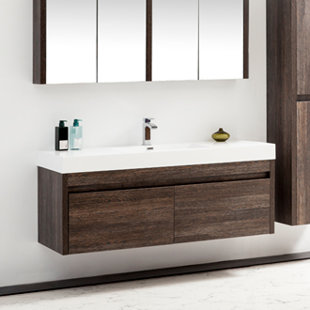 Modern Bathroom Vanities Cabinets Allmodern Quickview