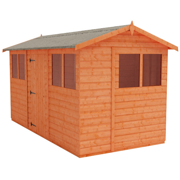 Tiger Sheds Tiger 6 Ft. W x 12 Ft. D Tongue and Groove 