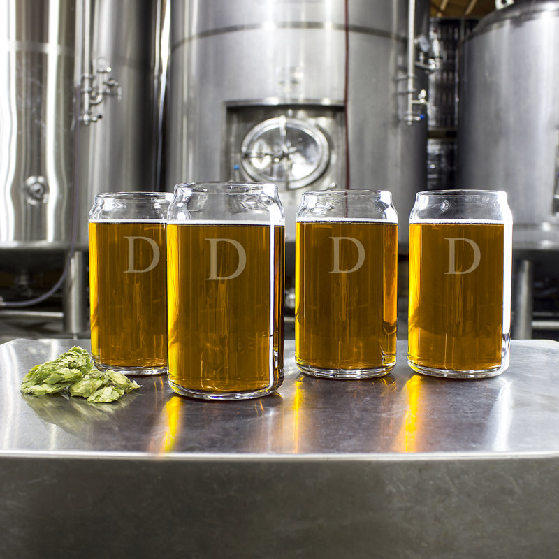 Personalized Craft Beer Can Glass & Reviews AllModern
