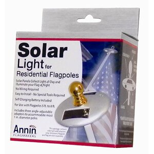 Solar Flagpole Light