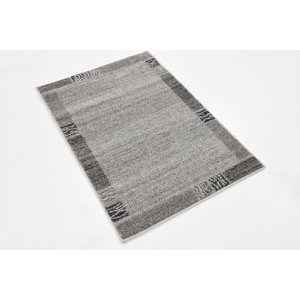 Christi Gray Solid Area Rug
