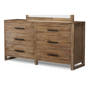 Ciera 6 Drawer Double Dresser by Union Rustic