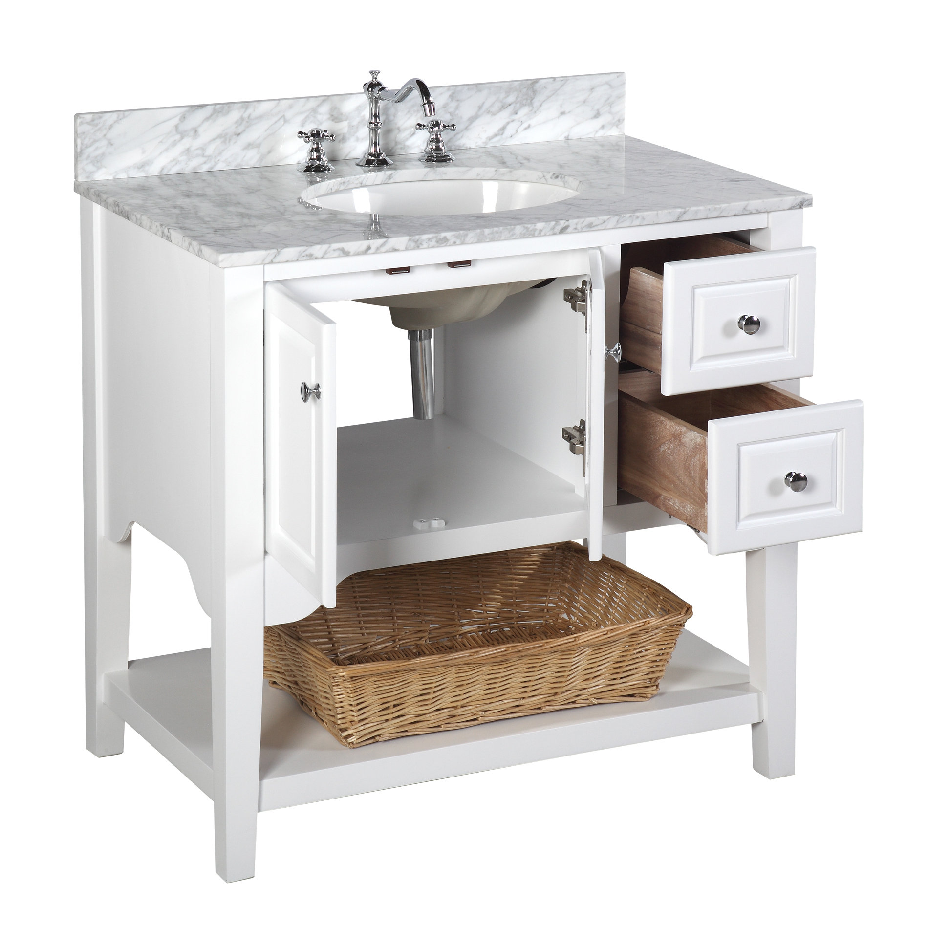 KBC Washington 36" Single Bathroom Vanity Set & Reviews Wayfair
