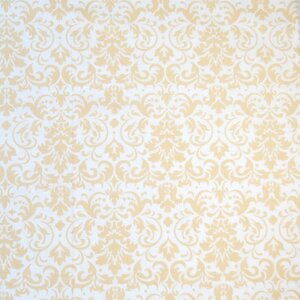 Damask Mini Fitted Crib Sheet