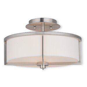 Rainer 2-Light Semi-Flush Mount