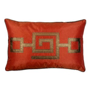 Modern Greek Key Lumbar Pillow