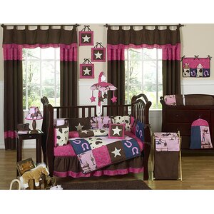 Cowgirl 9 Piece Crib Bedding Set