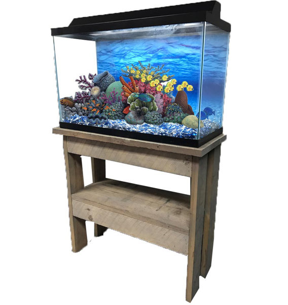 Rj Enterprises Rustic Series Cabinet Aquarium Stand Reviews Wayfair