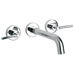 Morellino Double Handle Wall Mounted Lavatory Faucet