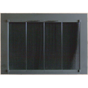 Pleasant Hearth Alsip Cabinet Style Steel Fireplace Doors Wayfair