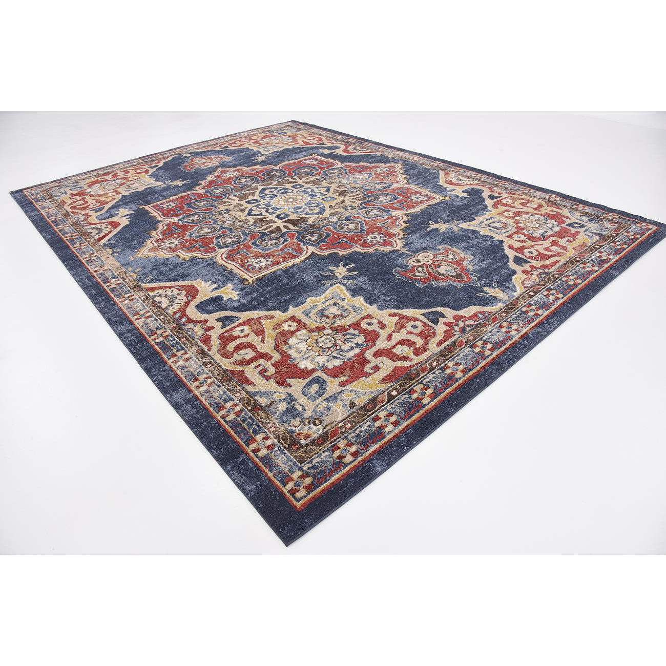 Astoria Grand Nathanson Blue/Red Area Rug & Reviews Wayfair.ca