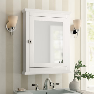Medicine Cabinets You Ll Love Pennington 23 62 X 30 Surface Mounted Framed Medicine Cabinet With 2 Adjule Shelves