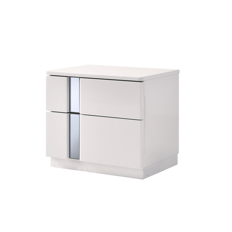 Wade Logan Adelaide 2 Drawer Nightstand Reviews Wayfair Ca