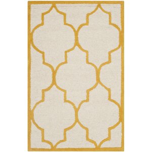 Charlenne Ivory / Gold Rug