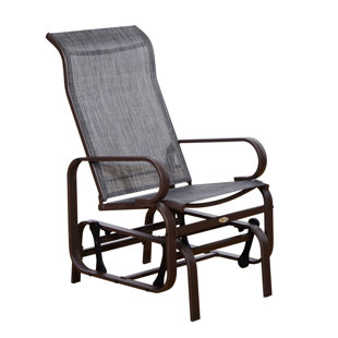 Patio Rocking Chairs Gliders You Ll Love Wayfair Calvert Patio Glider Chair