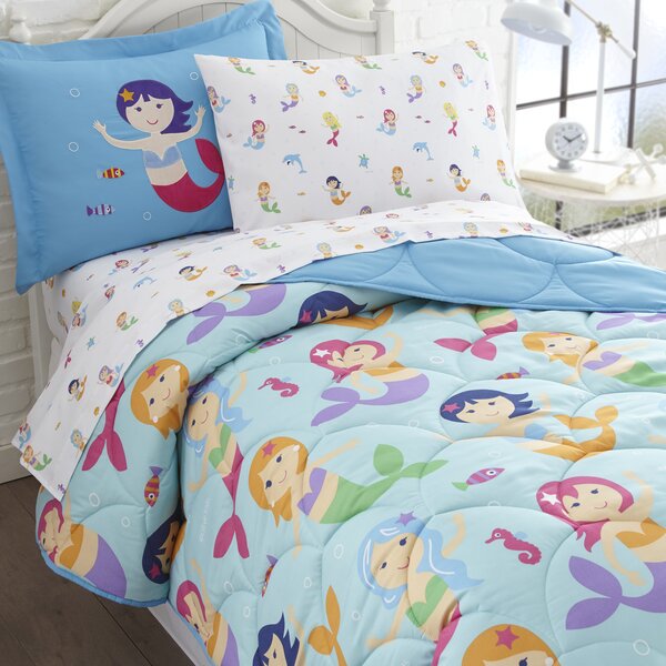 Toys Games Mermaid Duvet Cover Set Twin Graphic Of The Magical