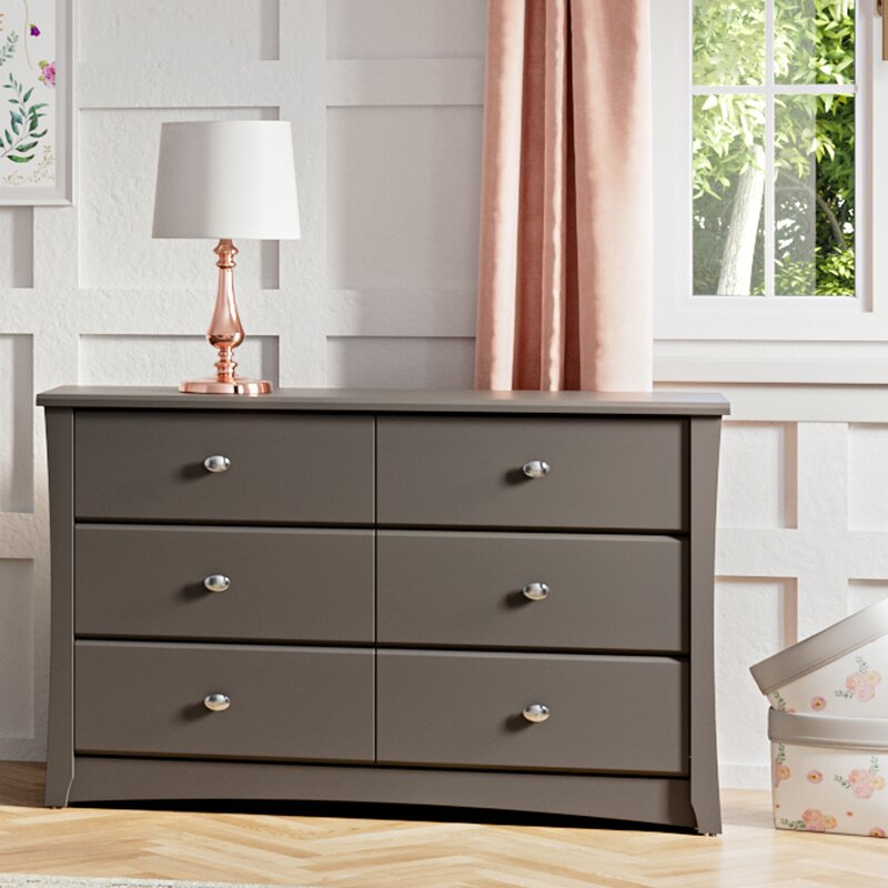 Storkcraft Crescent 6 Drawer Double Dresser & Reviews ...