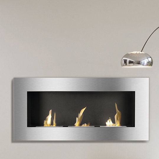 Ignis Optimum Wall Mounted Ethanol Fireplace & Reviews Wayfair