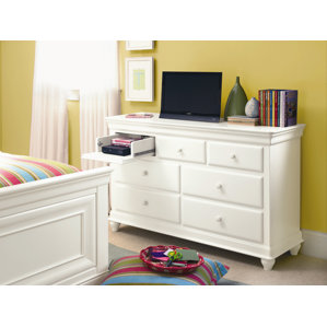 Chassidy 7 Drawer Wood Dresser by Harriet Bee