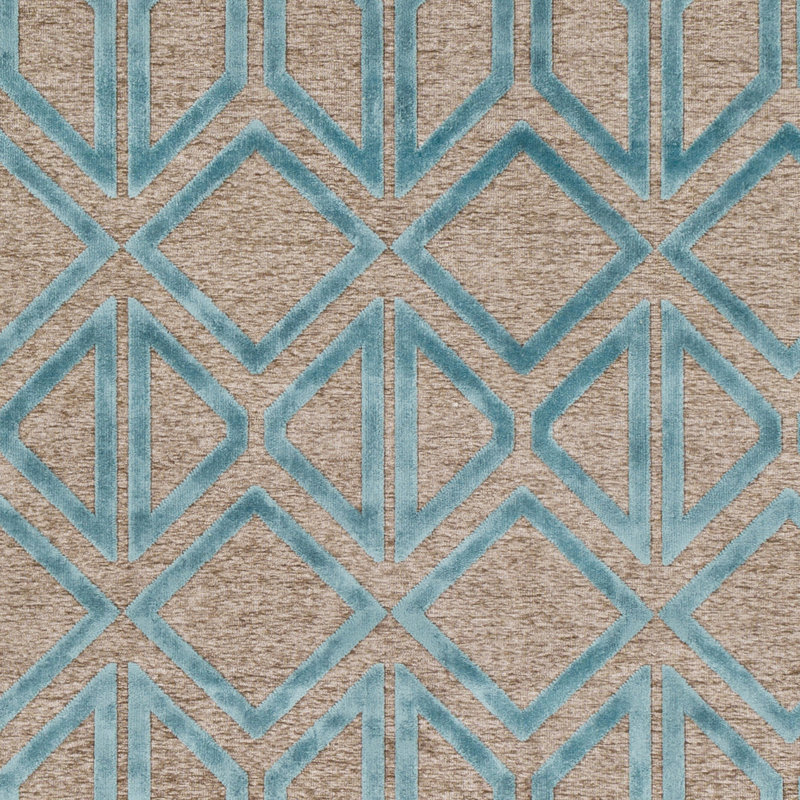 Wrought Studio Pospisil Modern Geometric Taupe Teal Area Rug Pospisil Modern Geometric Taupe Teal Area Rug