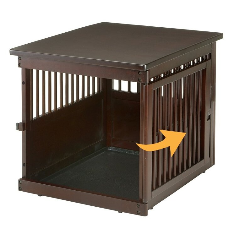 Richell Wooden End Table Pet Crate & Reviews Wayfair