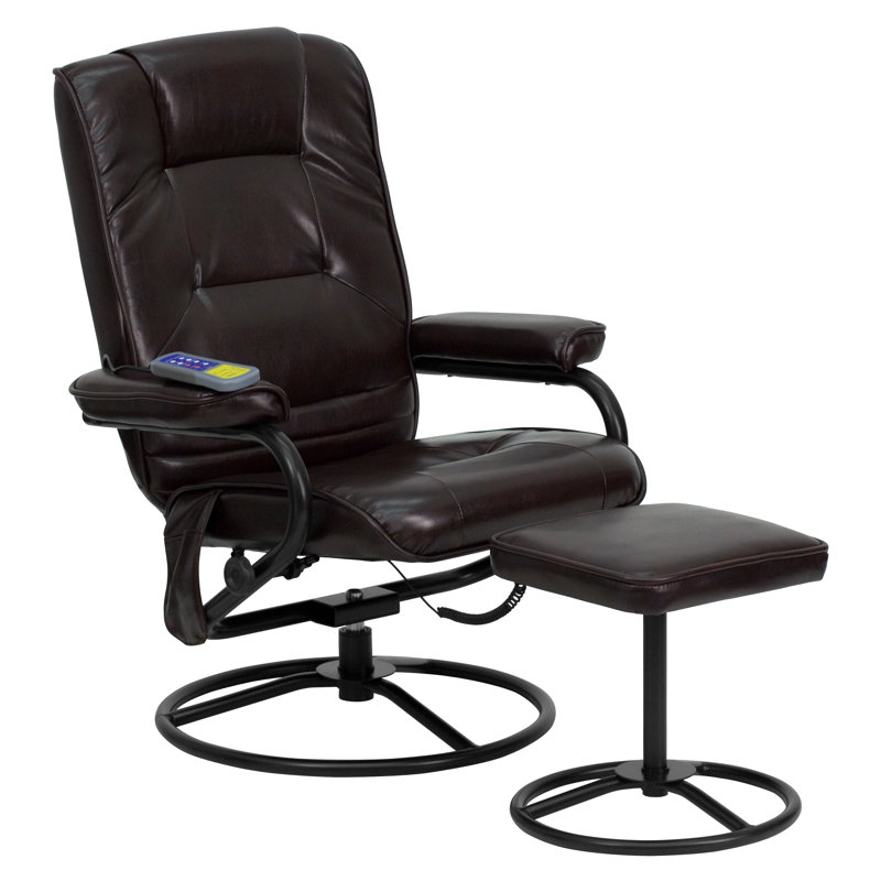 Reclining Massage Chair flash furniture heated reclining massage chair and ottoman Reclining Massage Chair flash furniture heated reclining massage chair and ottoman