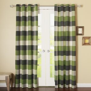 Bold Check Grommet Curtain Panels (Set of 2)