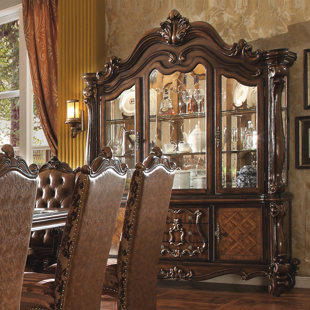 Hutch With Gl Doors Wayfair Quickview