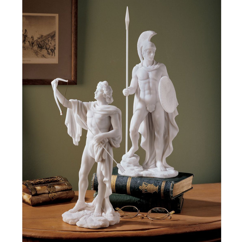 Design Toscano 2 Piece Greek Gods Ares and Apollo Figurine & Reviews Wayfair