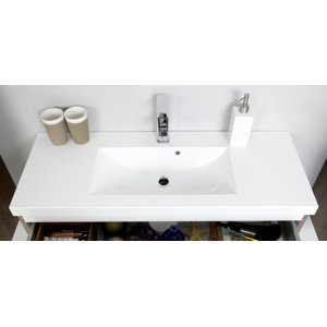 Belfry Bathroom 100 cm Halbeinbauwaschbecken Abita