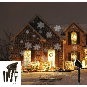 3 Light Snowflake Projector Light