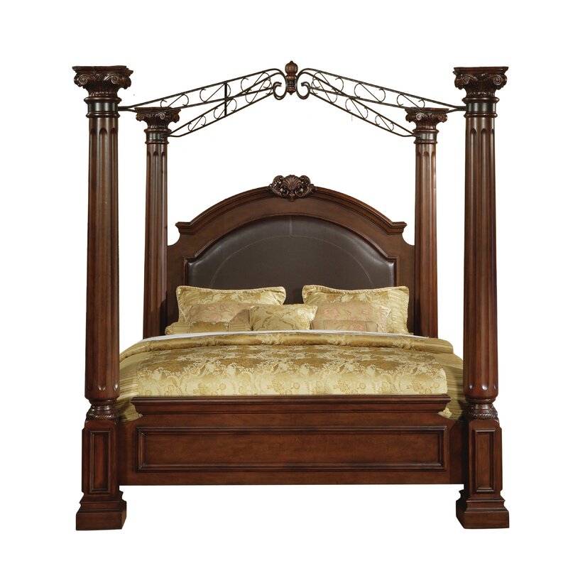 Astoria Grand Payne Upholstered Canopy Bed & Reviews | Wayfair