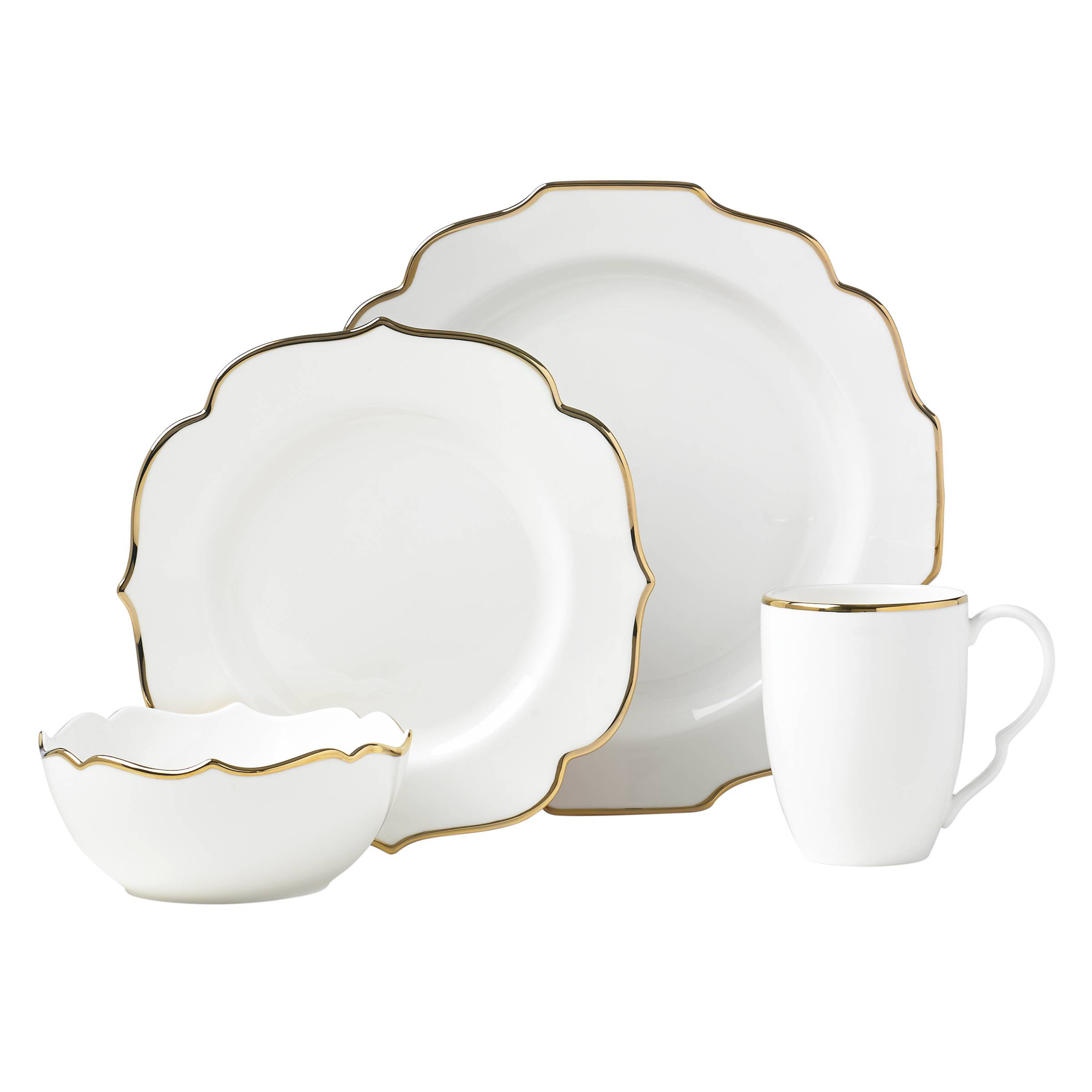 Lenox Contempo Luxe 4 Piece Place Setting, Service for 1 | Wayfair Lenox Contempo Luxe 4 Piece Place Setting, Service for 1 | Wayfair