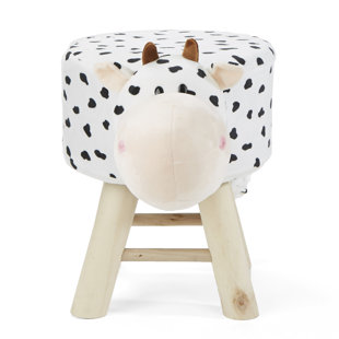 Kids Cow Print Chair Wayfair Children S Favorite Cow Animal Kid Stool And Ottoman