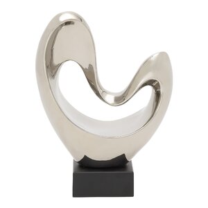 Glossy Heart Abstract Sculpture