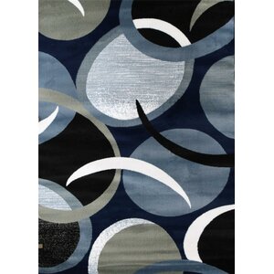 Chelseaville Abstract Blue Area Rug