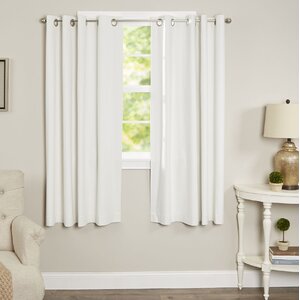 Morrison Solid Max Blackout Thermal Grommet Single Curtain Panel