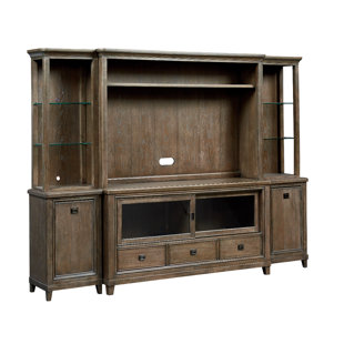 Oak Entertainment Centers You Ll Love Wayfair Baford Entertainment Center For Tvs Up To 65