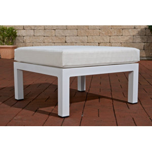 Gartenhocker Balaton mit Kissen von Home & Haus