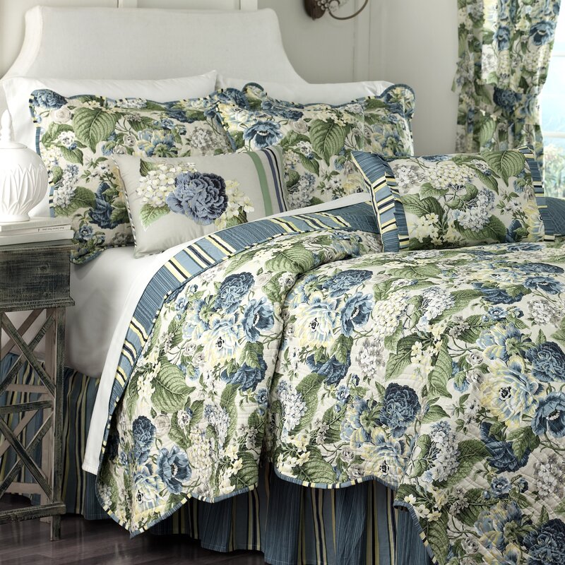 Waverly Floral Flourish Reversible Quilt Set & Reviews | Wayfair