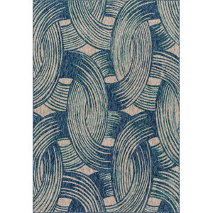 Newport Blue Indoor/Outdoor Area Rug