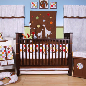 Baby & Me 10 Piece Crib Bedding Set