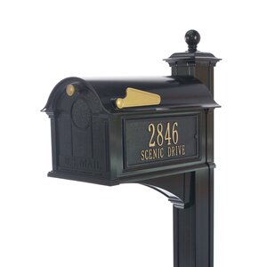 Balmoral Post Mounted Mailbox