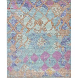 Rune Light Blue Area Rug