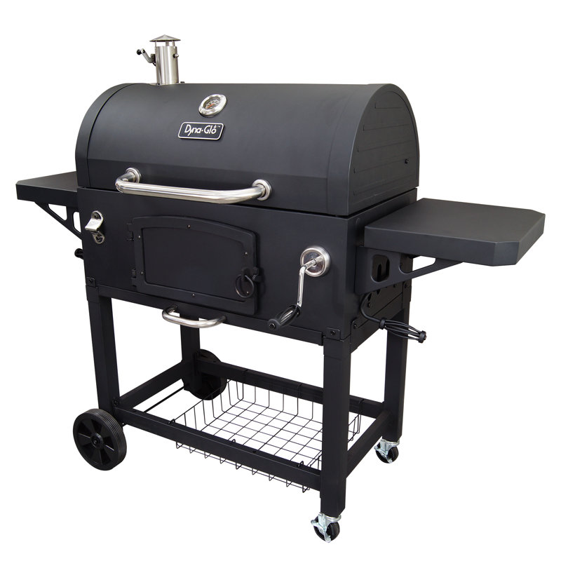 Dyna Glo Charcoal Grill With Side Shelves Wayfair Charcoal Grill With Side Shelves